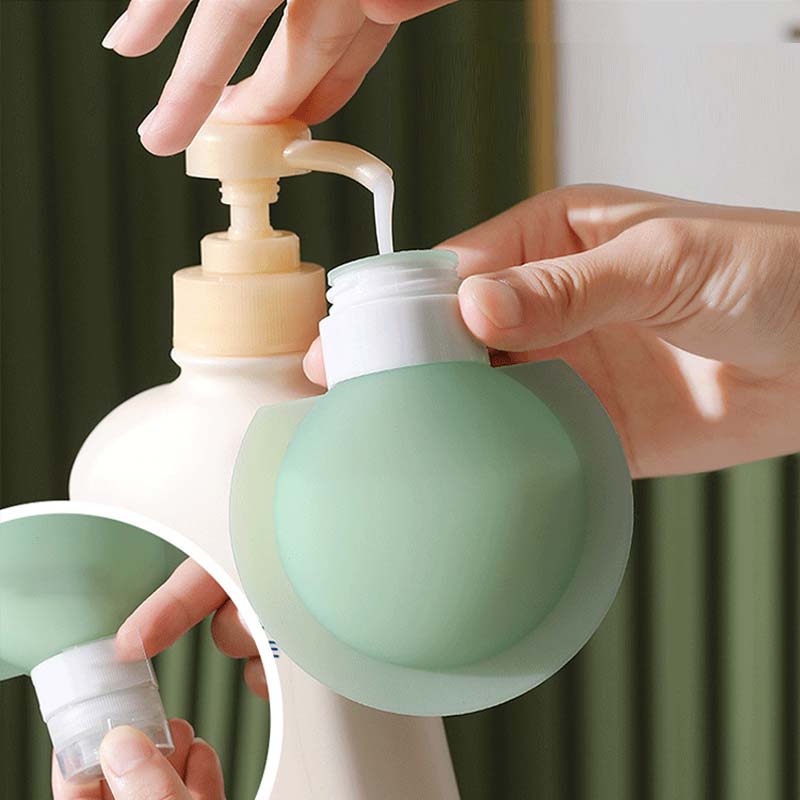 LoungeYard | Portable travel bottle made of silicone with large diameter — product view 4