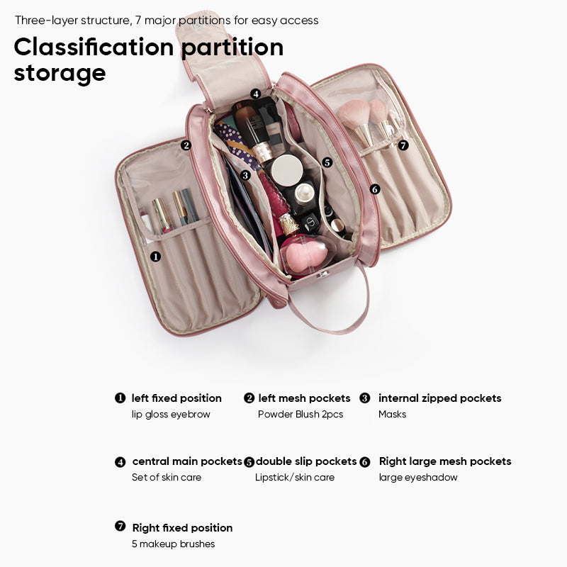 LoungeYard | Large Volume Travel Cosmetic Bag — product view 6