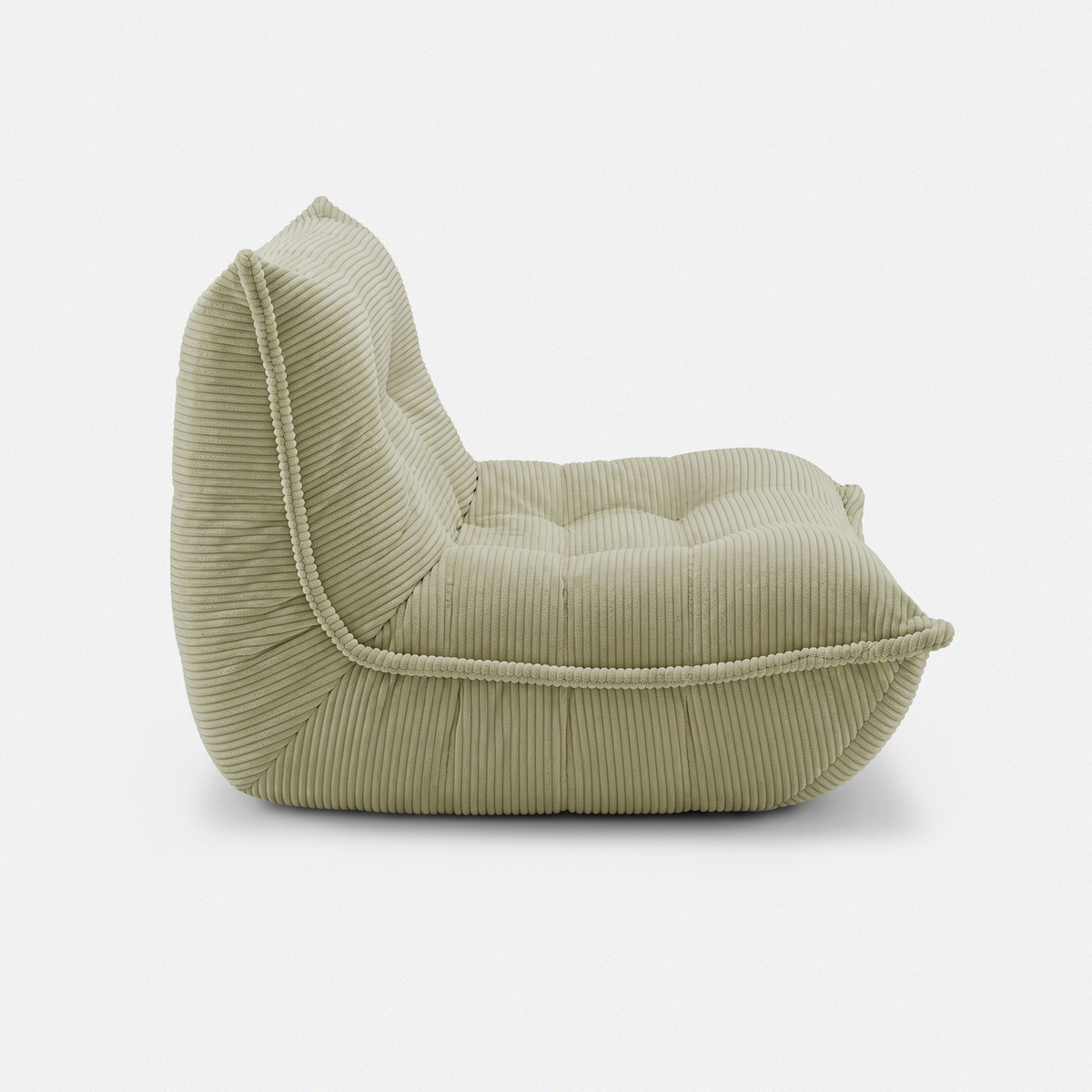 Lune Corduroy Lounge Chair — product view 3