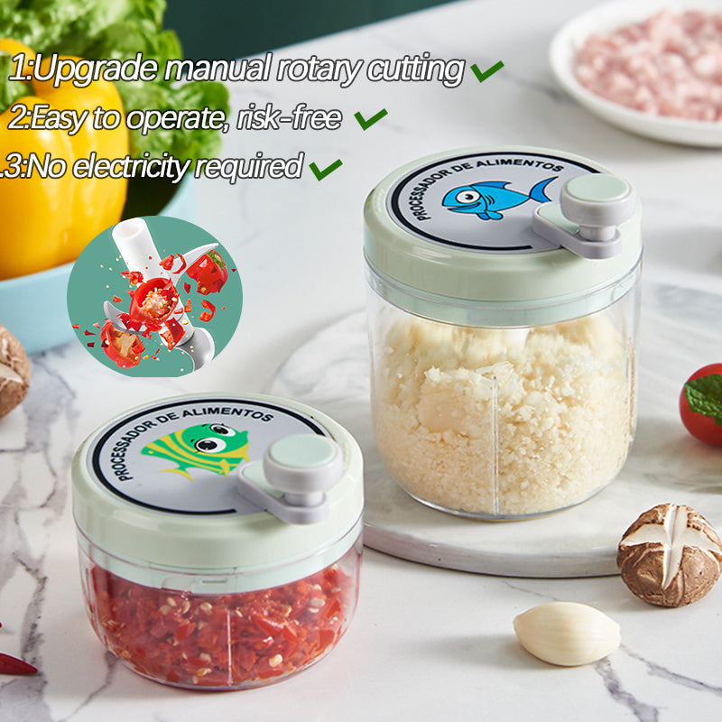 LoungeYard | Portable Manual Fast Garlic Vegetable Chopper — product view 5
