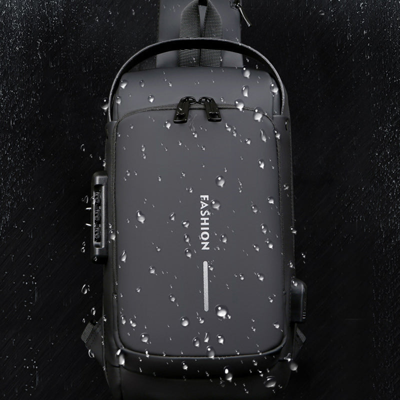 LoungeYard | USB Charging Sport Sling Anti-Theft Shoulder Bag — product view 6
