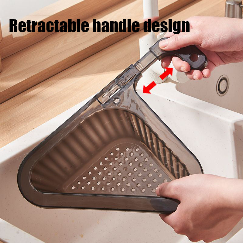 LoungeYard | Adjustable Corner Kitchen Sink Strainer Basket — product view 2