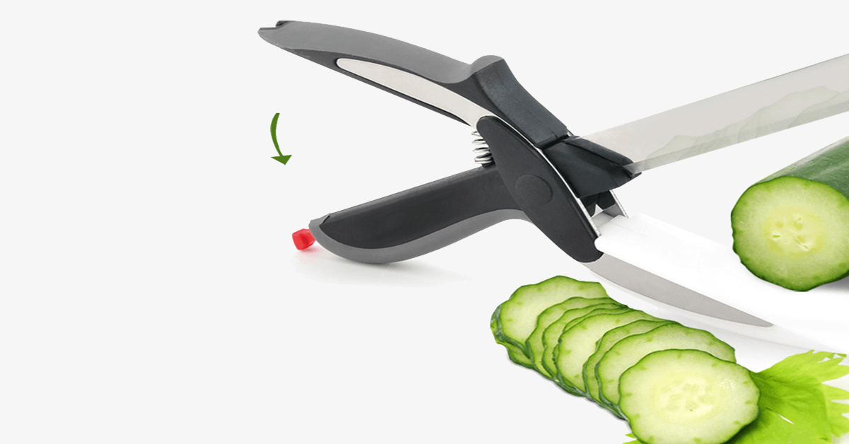 LoungeYard | 2 in 1 Stainless Steel Food Chopper with Comfort Grip - Chopping Made Smart — product view 3