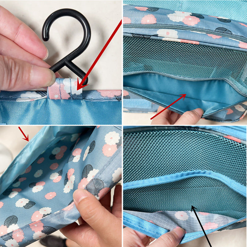Hanging Water-Resistant Toiletry Bag for Travel Organization — product view 2
