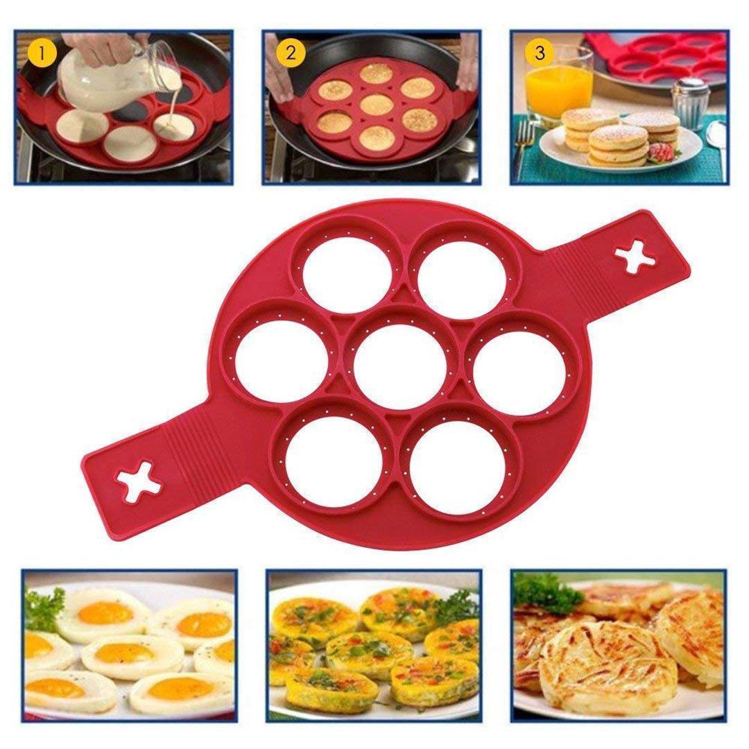 LoungeYard | Non-stick silicone pancake mold ring — product view 2