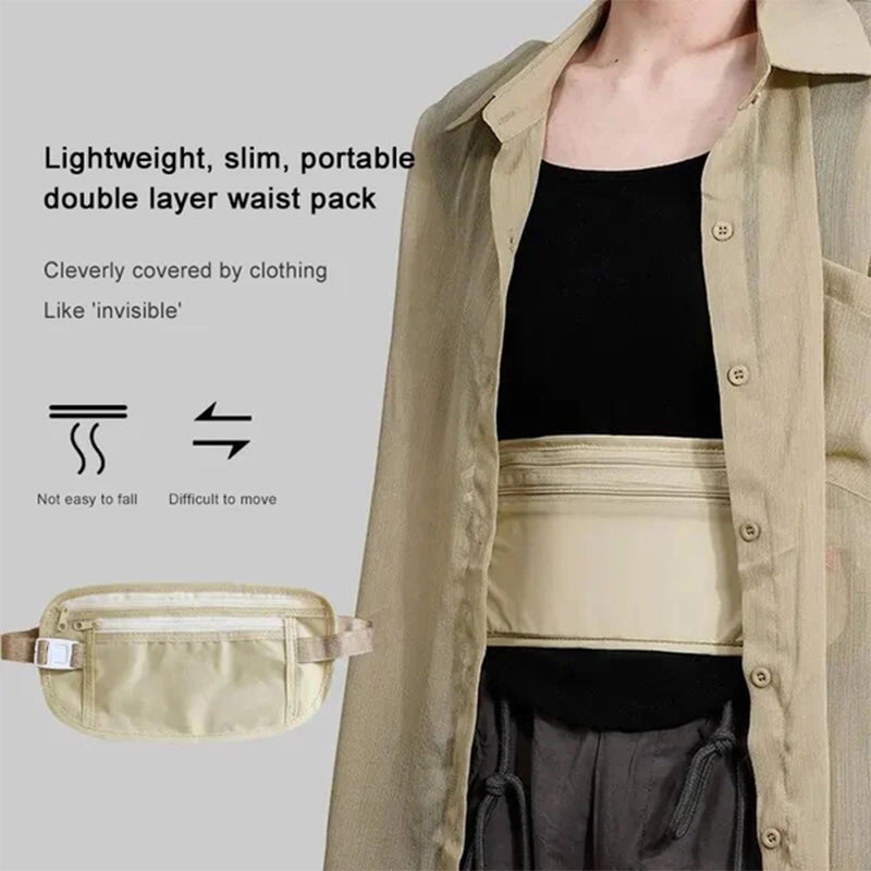 LoungeYard | Sport Hip Bag Adjustable with Zipper Pockets — product view 2