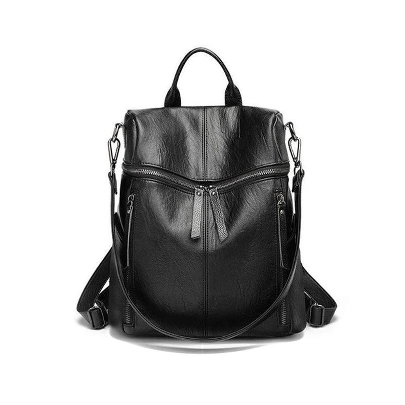 LoungeYard | Rucksack with large capacity - Full leather — product view 1