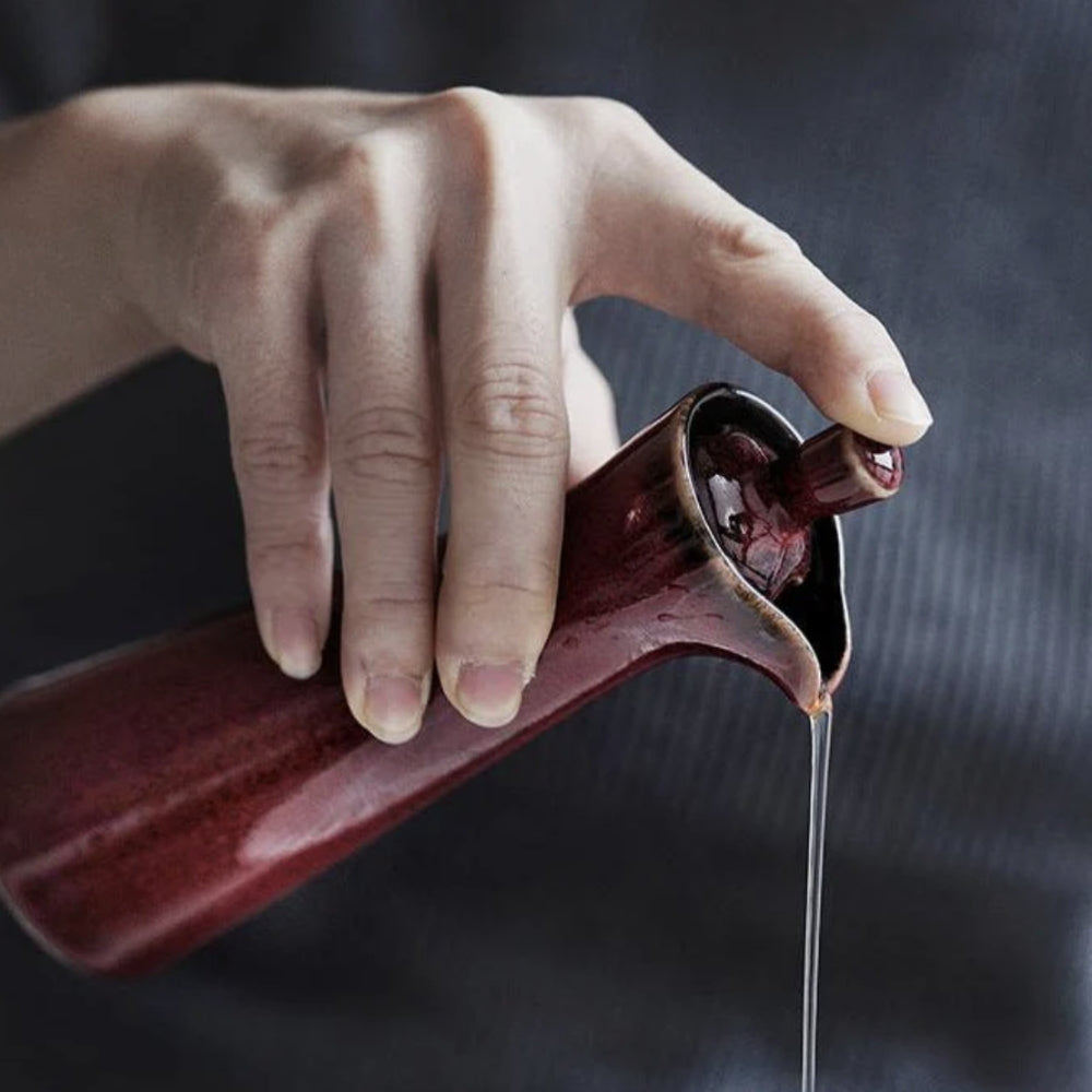LoungeYard | Japanese-Inspired Ceramic Condiment Bottle — product view 3