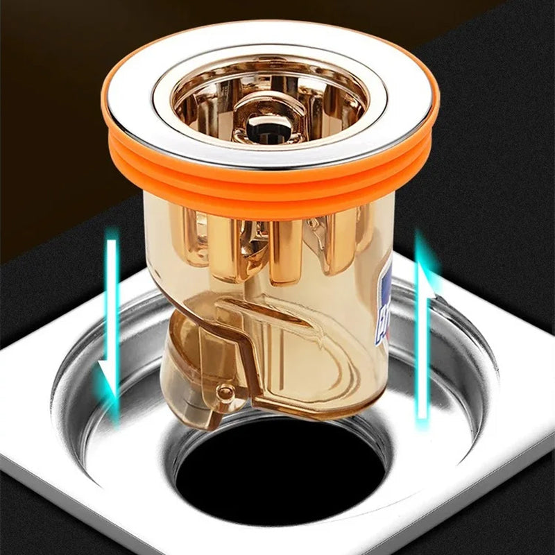 Universal double deodorant floor drain core | LoungeYard — product view 1