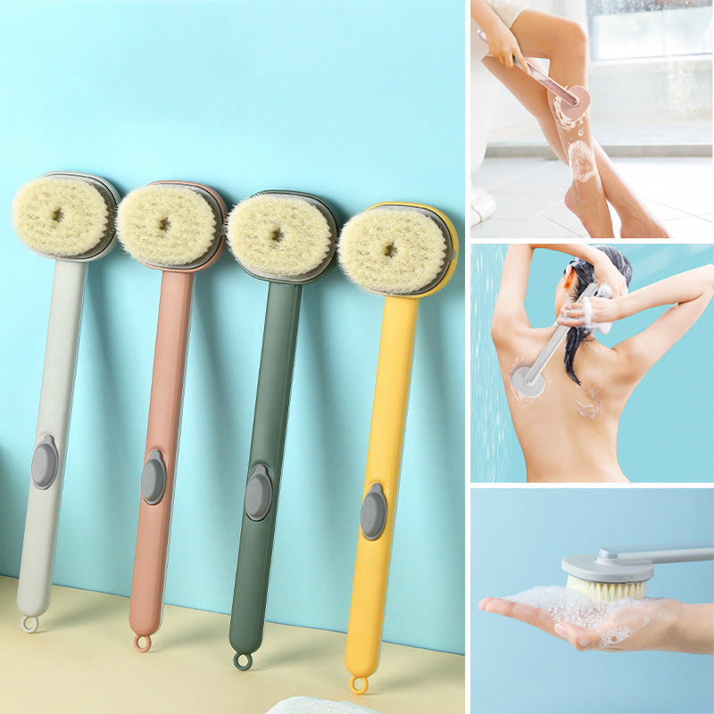 LoungeYard | Long-handled bath massage cleaning brush — product view 2