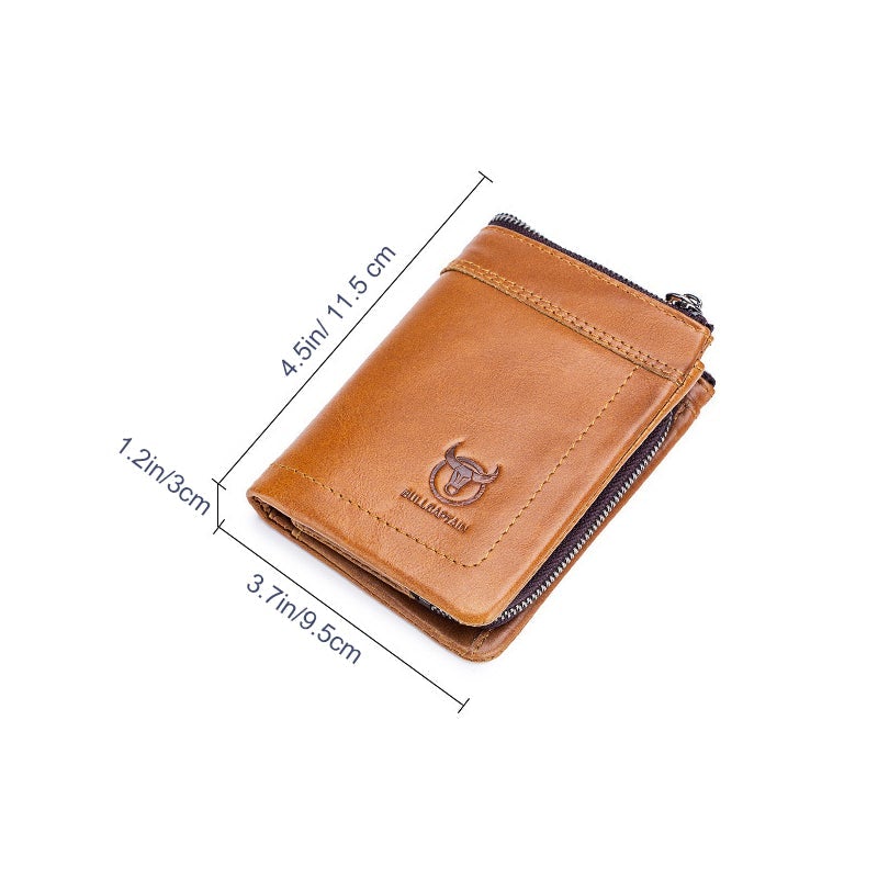 Wallet with multiple compartments Anti-RFID with coin pocket | LoungeYard — product view 5