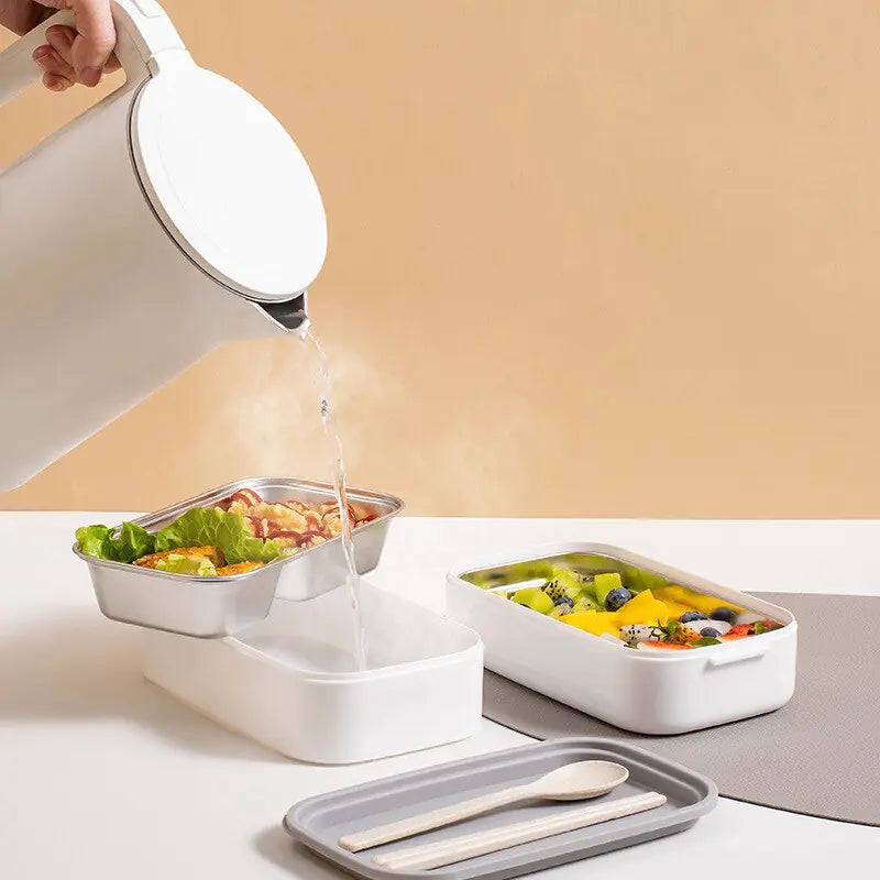 LoungeYard | 2-Tier Stainless Steel Bento Lunchbox - MealMate — product view 5