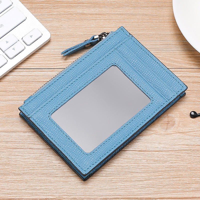 Textured Leather Card Holder — product view 4