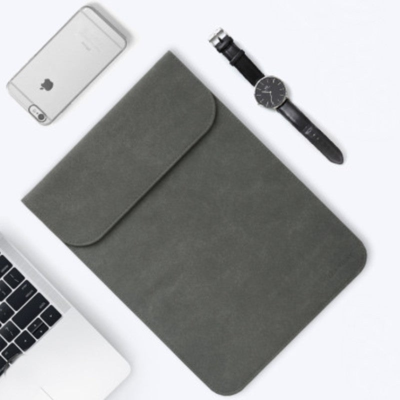 LoungeYard | Portable Ultra-thin Laptop Sleeve Cover, with Slim Design, Delicate Fluff and Invisible Magnetic Buckle — product view 6