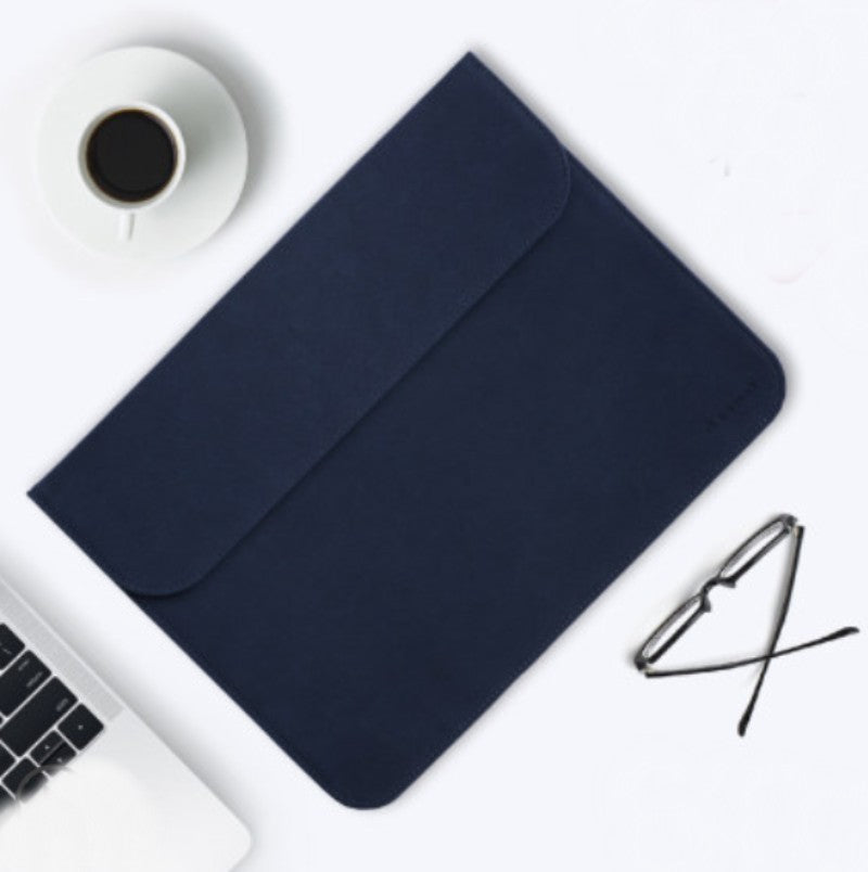 LoungeYard | Portable Ultra-thin Laptop Sleeve Cover, with Slim Design, Delicate Fluff and Invisible Magnetic Buckle — product view 4