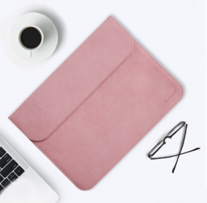 LoungeYard | Portable Ultra-thin Laptop Sleeve Cover, with Slim Design, Delicate Fluff and Invisible Magnetic Buckle — product view 3