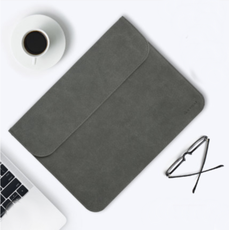LoungeYard | Portable Ultra-thin Laptop Sleeve Cover, with Slim Design, Delicate Fluff and Invisible Magnetic Buckle — product view 2
