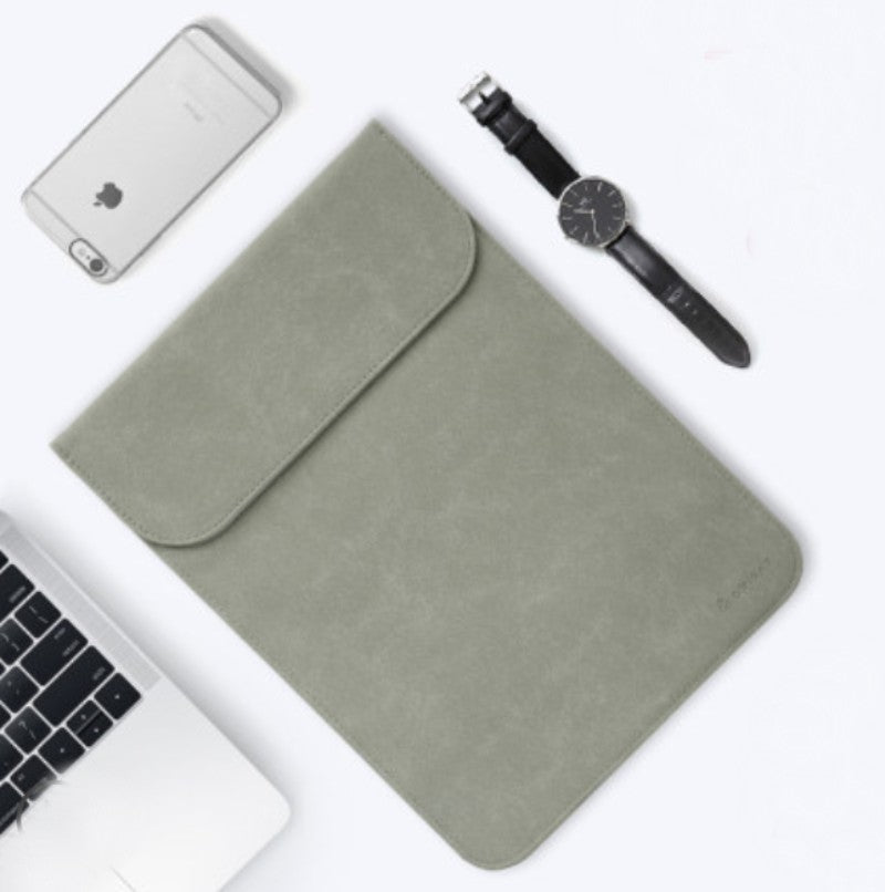 LoungeYard | Portable Ultra-thin Laptop Sleeve Cover, with Slim Design, Delicate Fluff and Invisible Magnetic Buckle — product view 5