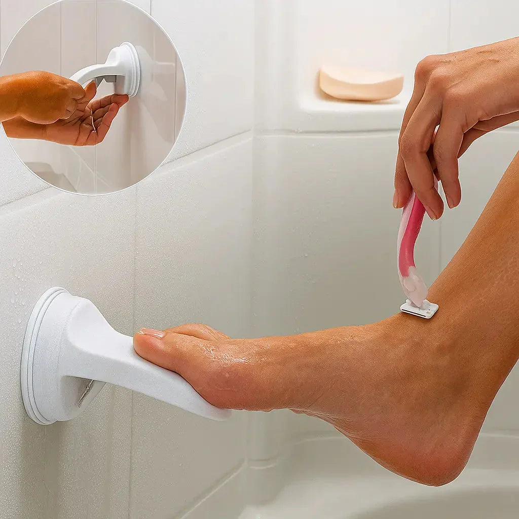 LoungeYard | Suction Cup Footrest – More safety when shaving in the shower — product view 1