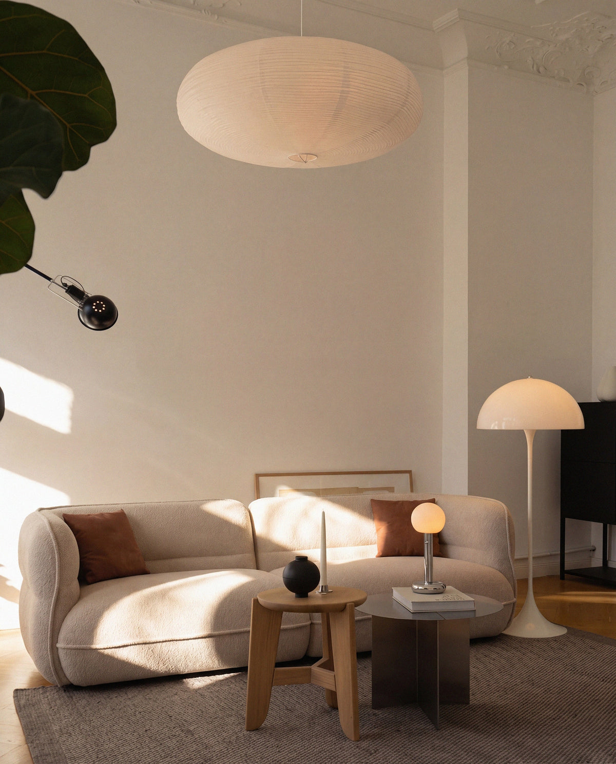 Lune Bouclé Modular Curved Sofa — product view 2