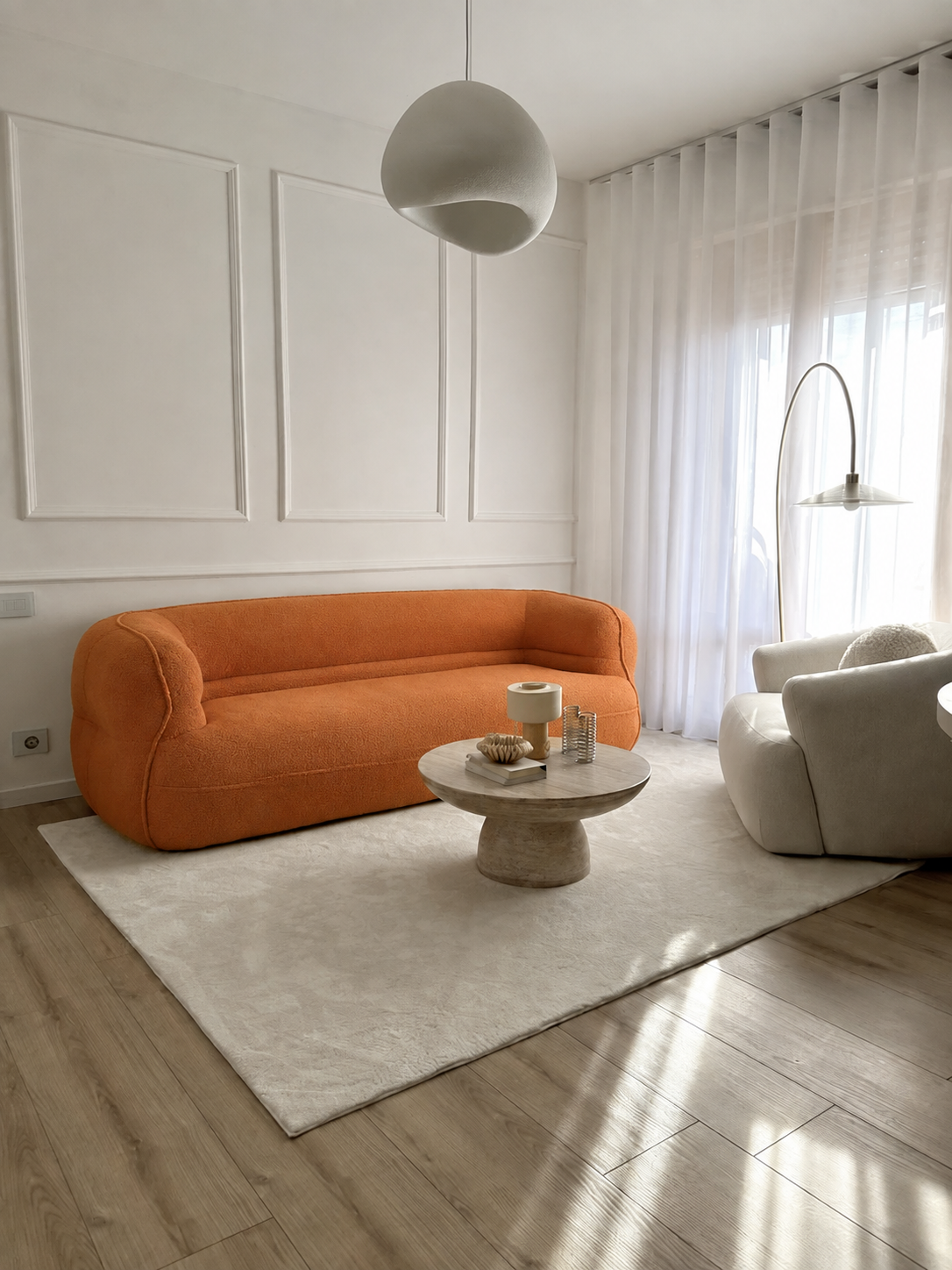 Noma Curved Lounge Loveseat — product view 2