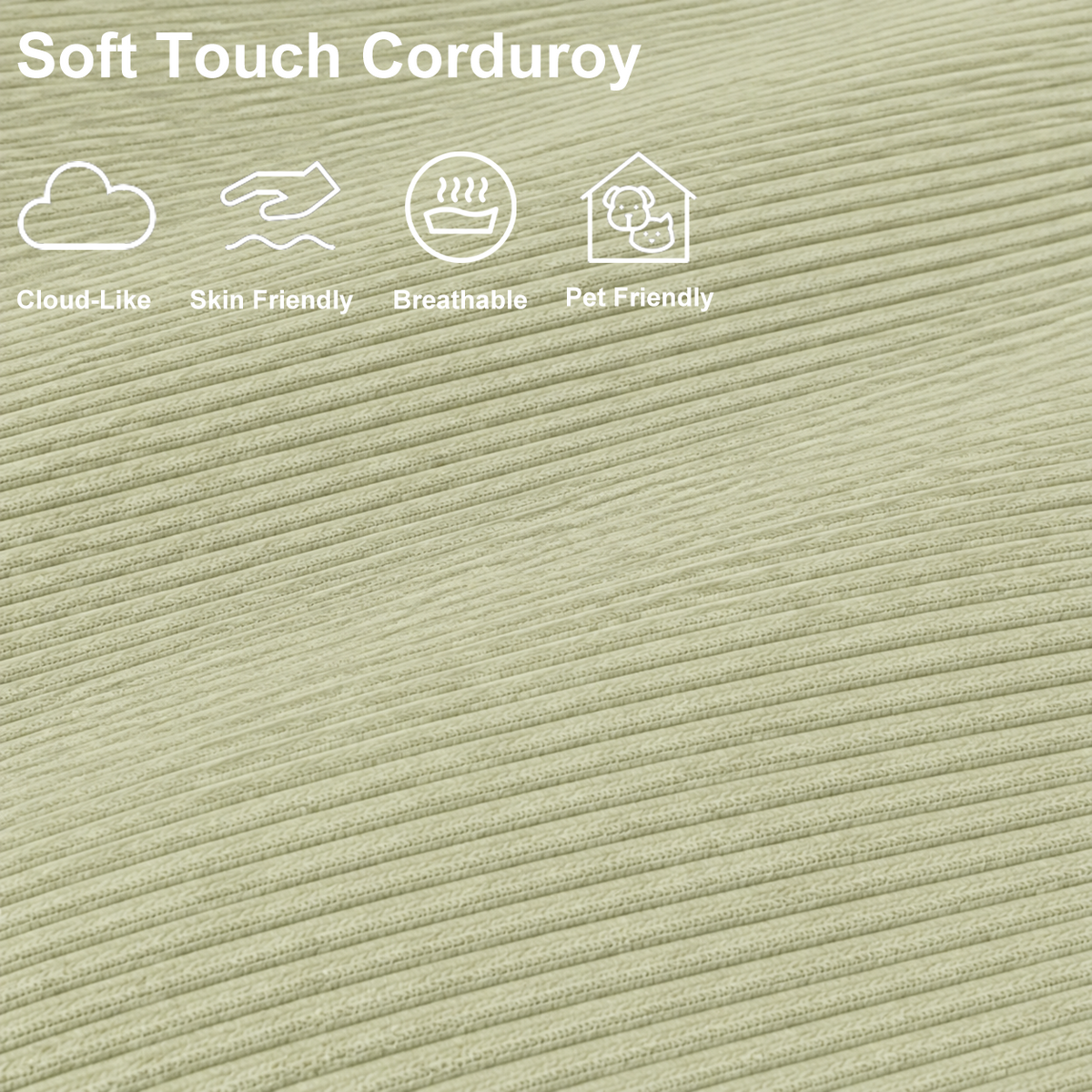 Lune Corduroy Lounge Chair — product view 4