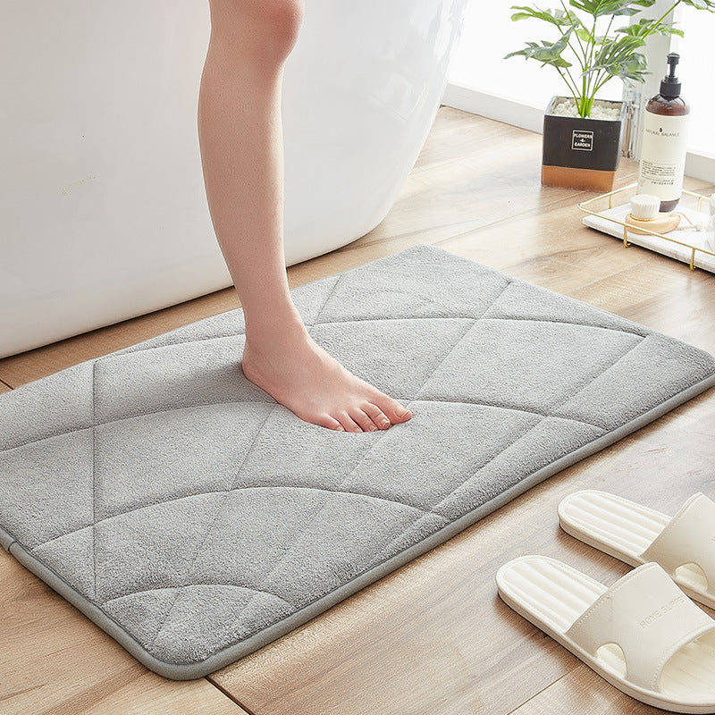 Plush Comfortable Bath Mat Bowlift — product view 1