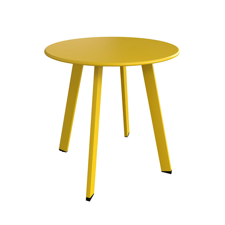 LOUNGE YARD Steel Patio Side Table, Weather Resistant Outdoor Round End Table — product view 1
