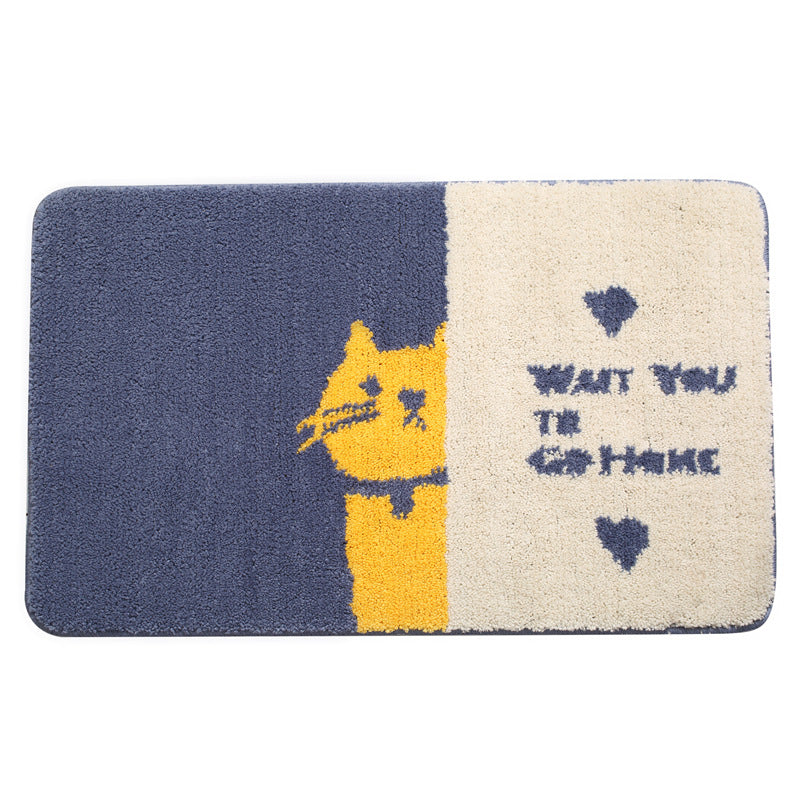 Cute Dog Print Bath Mat — product view 5