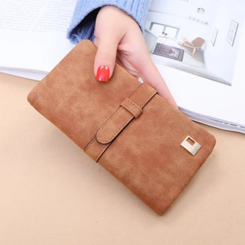 Long wallet with two compartments for women | LoungeYard — product view 1