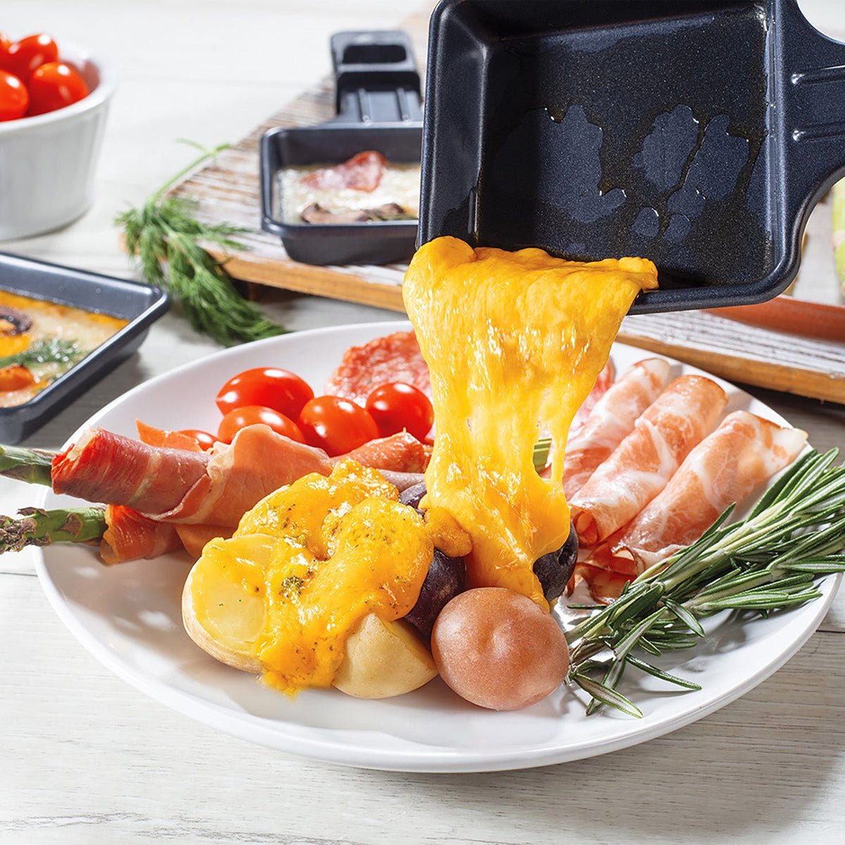 Deluxe Cheese Raclette Table Grill — product view 2