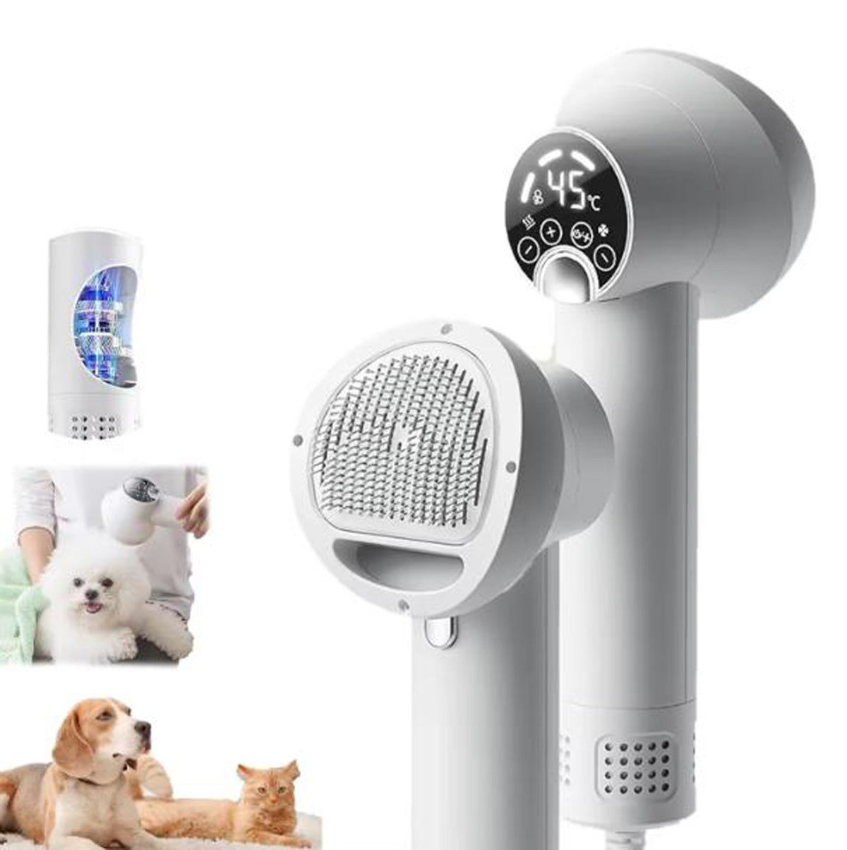 2-in-1 Pet Comb and Blow Dryer — product view 2