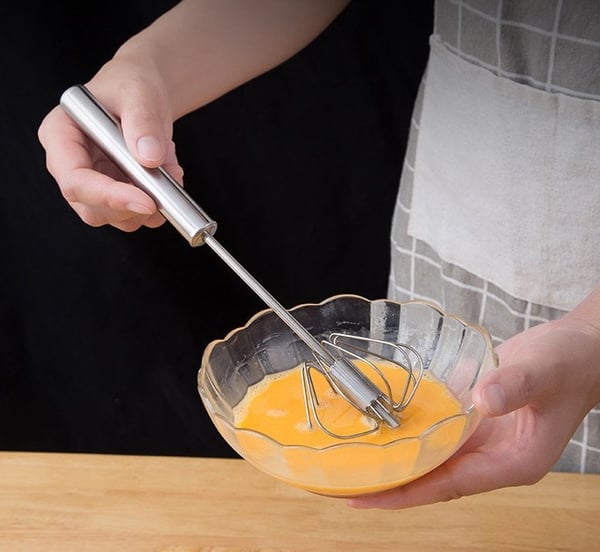 LoungeYard | Half-Automatic Whisk in Stainless Steel — product view 4