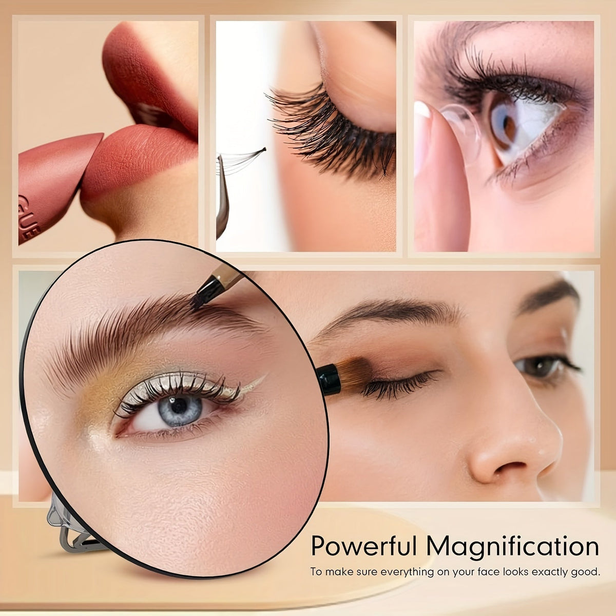 PrecisionGlow – Portable Makeup Mirror with Magnification LoungeYard — product view 4