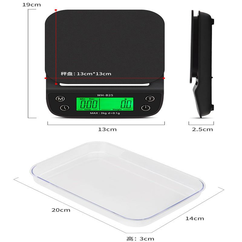 Digital Kitchen Weighing Scale with LCD Display — product view 2