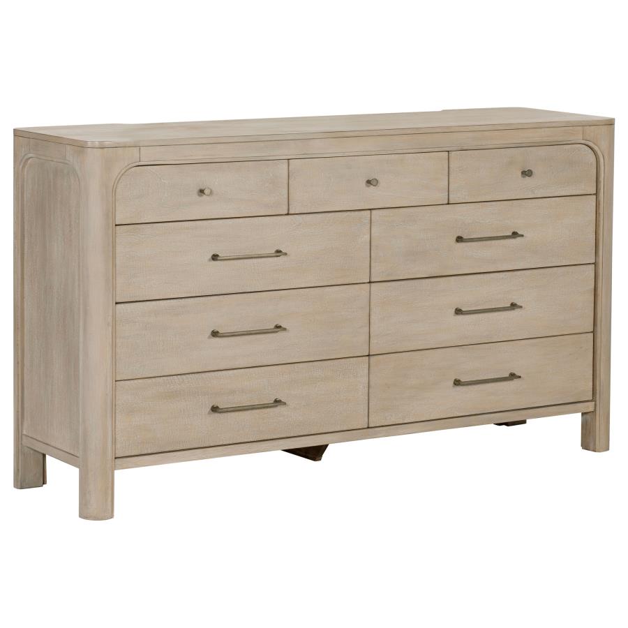Solano 4-Piece Queen Panel Bedroom Set Weathered Mango – 222521Q-S4 — product view 7