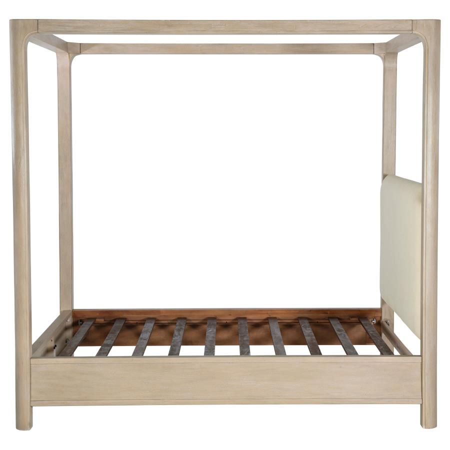 Solano 4-Piece Queen Canopy Bedroom Set Weathered Mango – 222520Q-S4 — product view 5