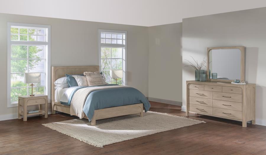 Solano 4-Piece Queen Panel Bedroom Set Weathered Mango – 222521Q-S4 — product view 1