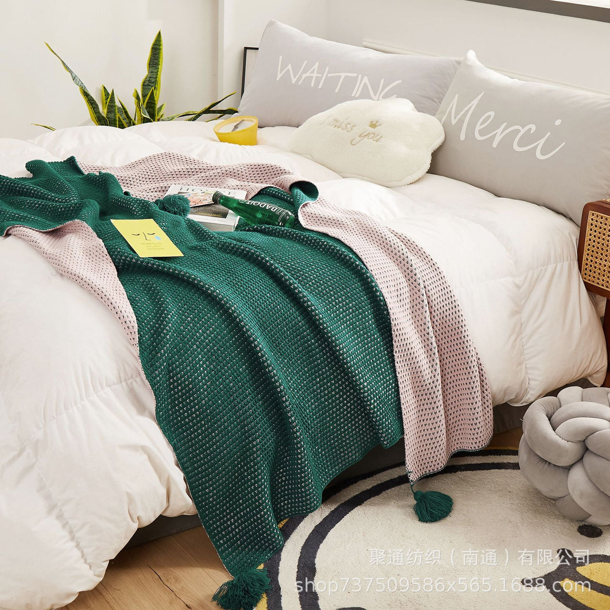 Women's cozy blanket Soft Two-Tone — product view 7