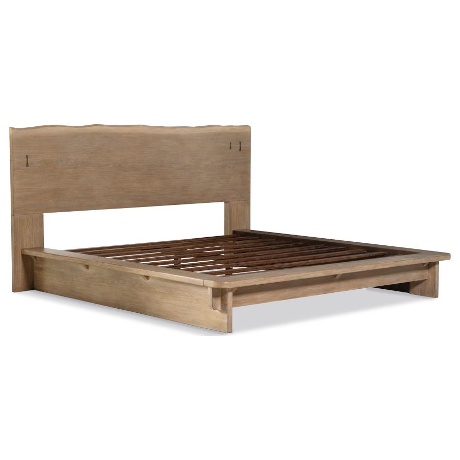 Stillwater Weathered Rustic Oak Finish Wood 4-Piece Queen Bedroom Set – 222801Q-S4 — product view 2