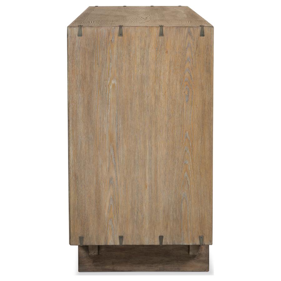Stillwater Weathered Oak Finish Wood 9-Drawer Live-Edge Dresser – 222803 — product view 3
