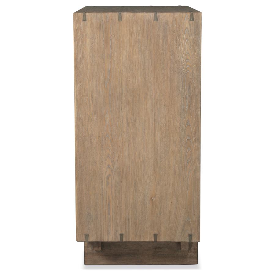 Stillwater Weathered Oak Finish Wood 4-Drawer Live-Edge Chest – 222805 — product view 4