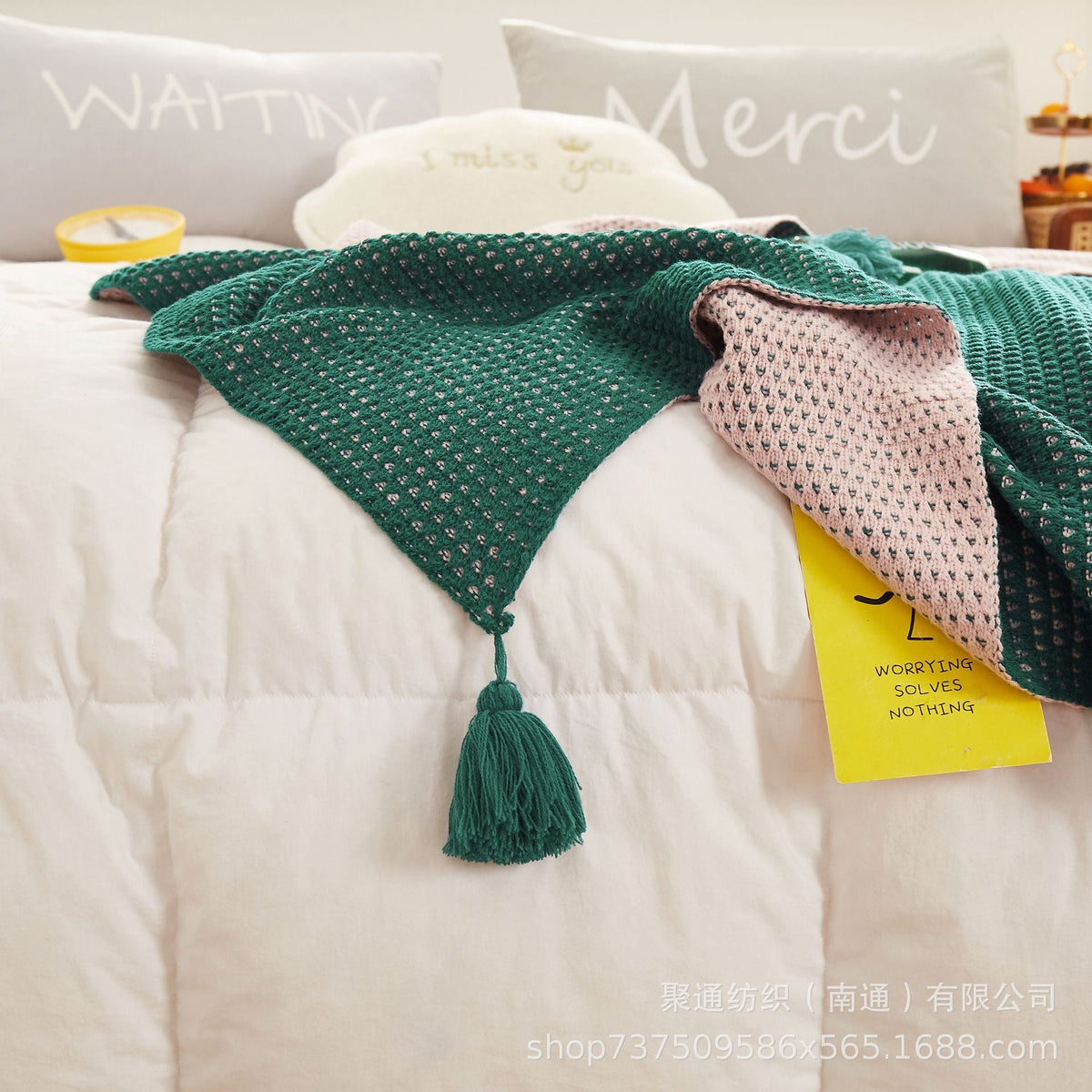 Women's cozy blanket Soft Two-Tone — product view 5