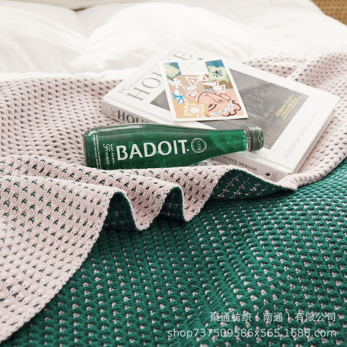 Women's cozy blanket Soft Two-Tone — product view 4