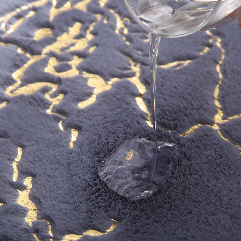 Luxurious Velvet Bath Mat Bowlift — product view 3