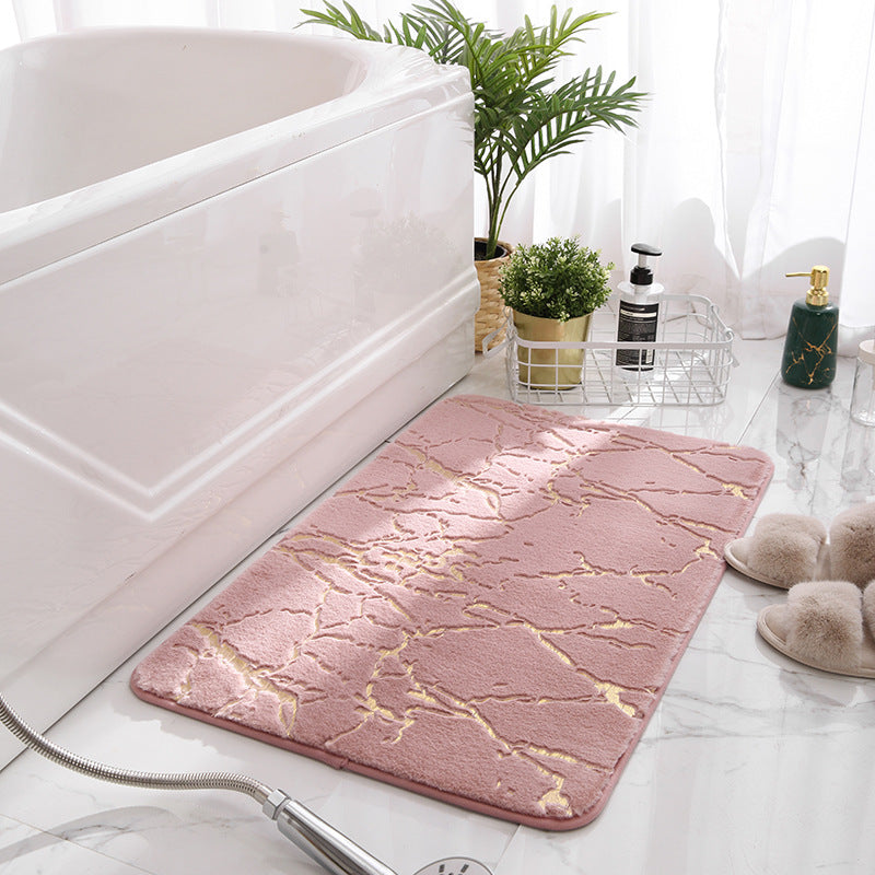 Luxurious Velvet Bath Mat Bowlift — product view 7