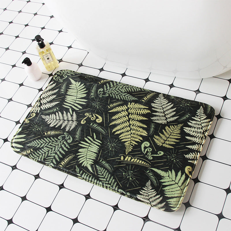 Contemporary Striped Bathroom Mat LoungeYard — product view 3