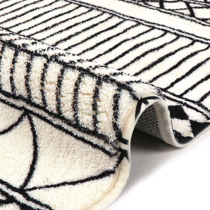 Modern Geometric Pattern Area Rug Bowlift — product view 4