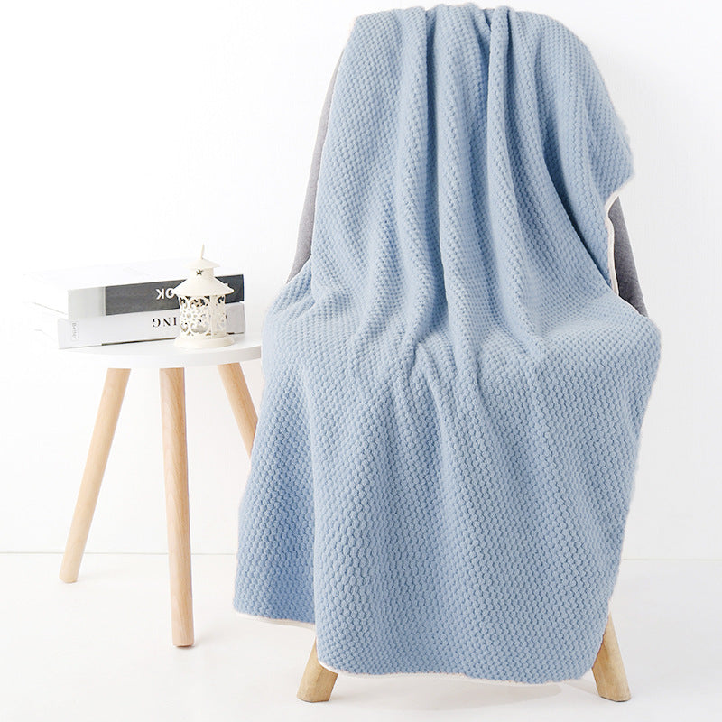 Textured Knit Bath Towel LoungeYard — product view 2