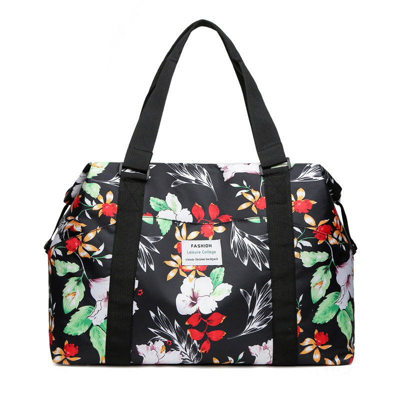 Fashionable Floral Print Weekender Bag LoungeYard — product view 7